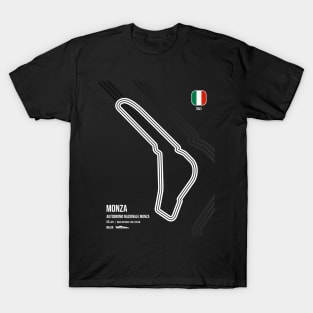 Monza Race Track (B&W) T-Shirt